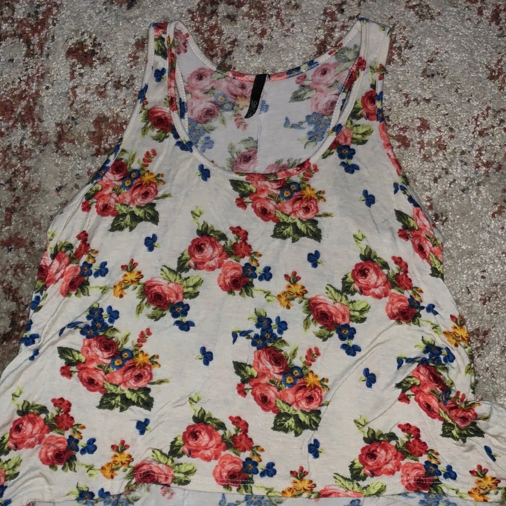 Love culture floral top